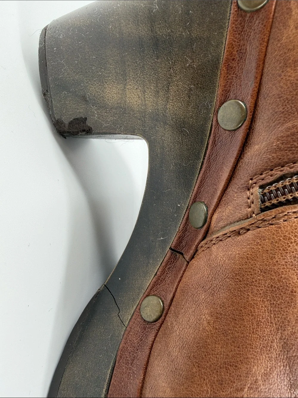 Stuart Weitzman Brown Leather Belted Clog Platform Moto Booties 10